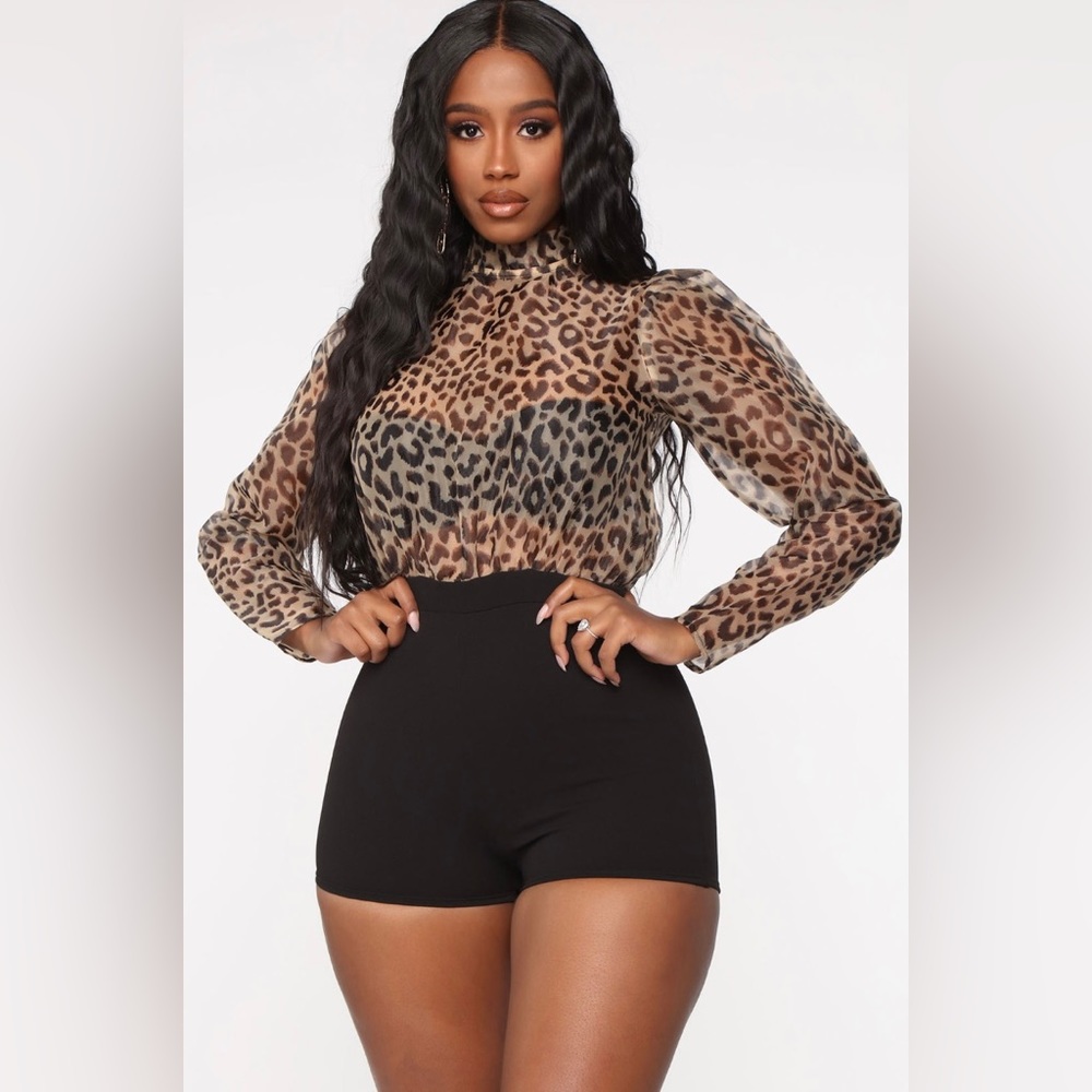 NWT Leopard Romper